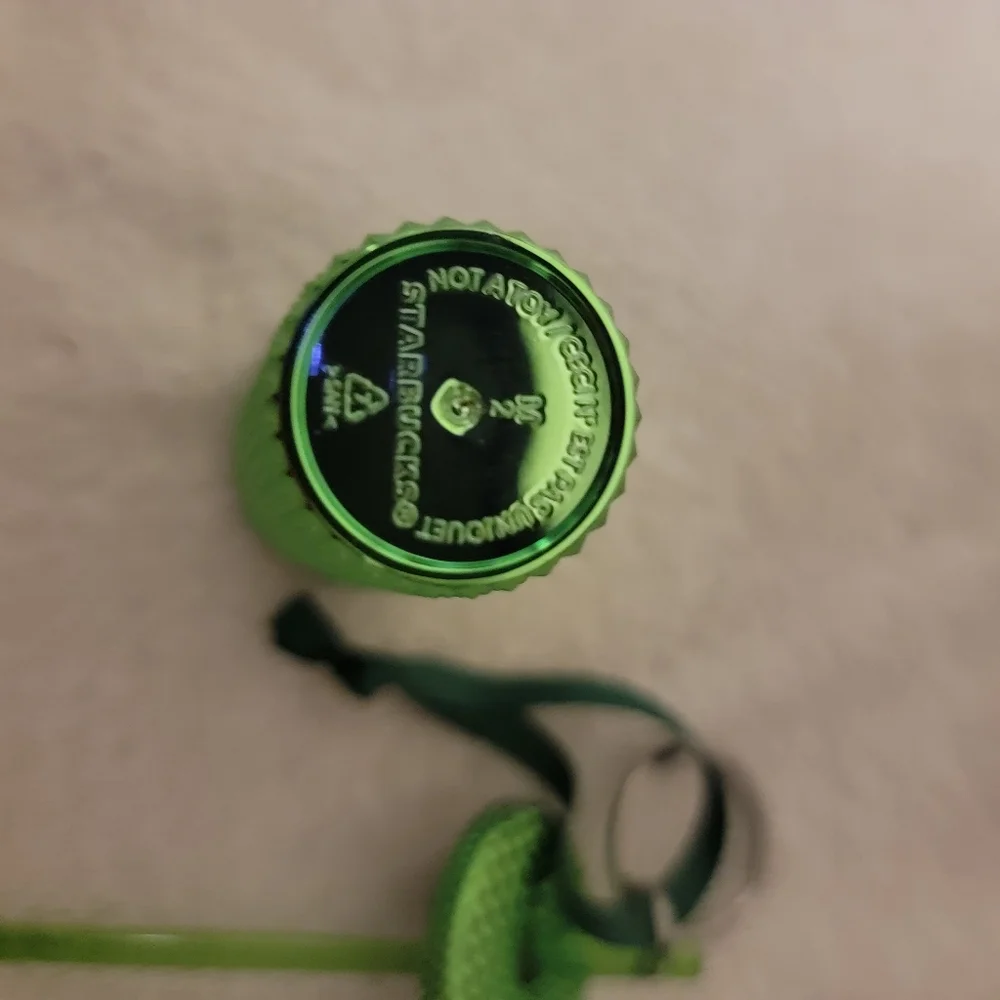 Starbucks 2023 Cold Cup Ornament Key Chain‎ Green